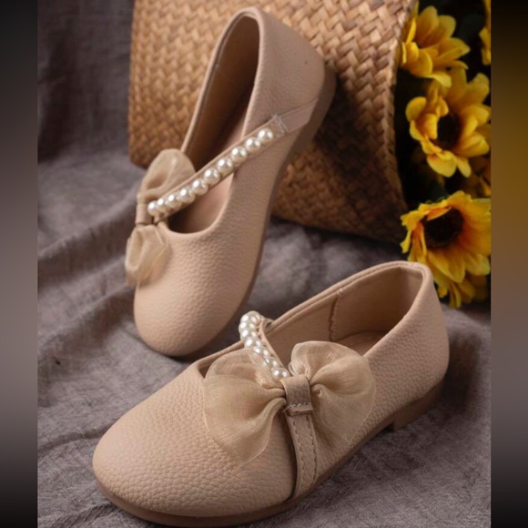 Toddler girls beige flats - Picture 5 of 5